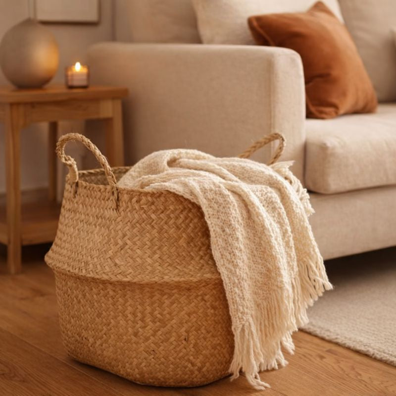 The Woven Seagrass Basket