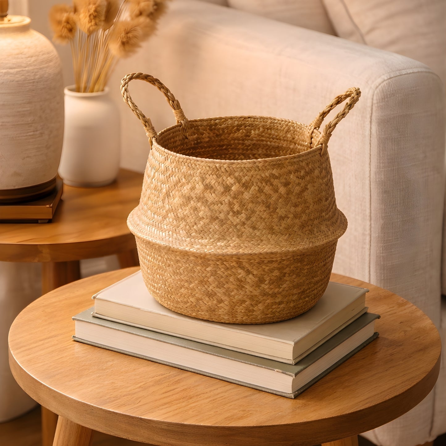 The Woven Seagrass Basket